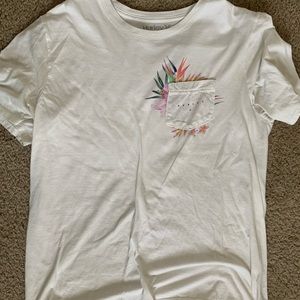 HURLEY White Tee with Pocket